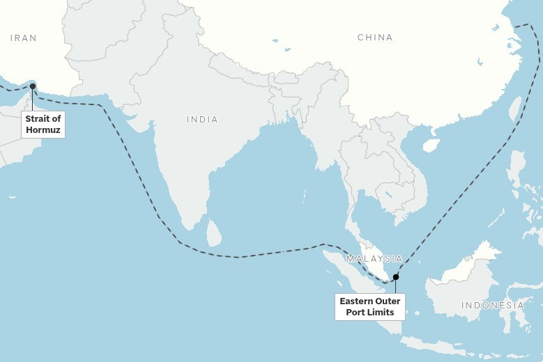 LA MALESIA RAFFORZA IL CONTROLLO SULLA ZEE CONTRO I TRASFERIMENTI NAVE-NAVE DI PETROLIO SANZIONATO