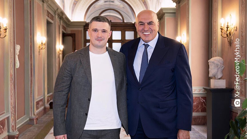 L’EX CAPO DELLA DIFESA UCRAINA FEDOROV DIVENTA CONSIGLIERE PER L’INNOVAZIONE DEL MINISTRO ITALIANO