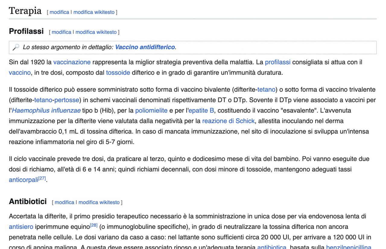 L’ANTITOSSINA DI WIKIPEDIA L’ANTITOSSINA DI WIKIPEDIA