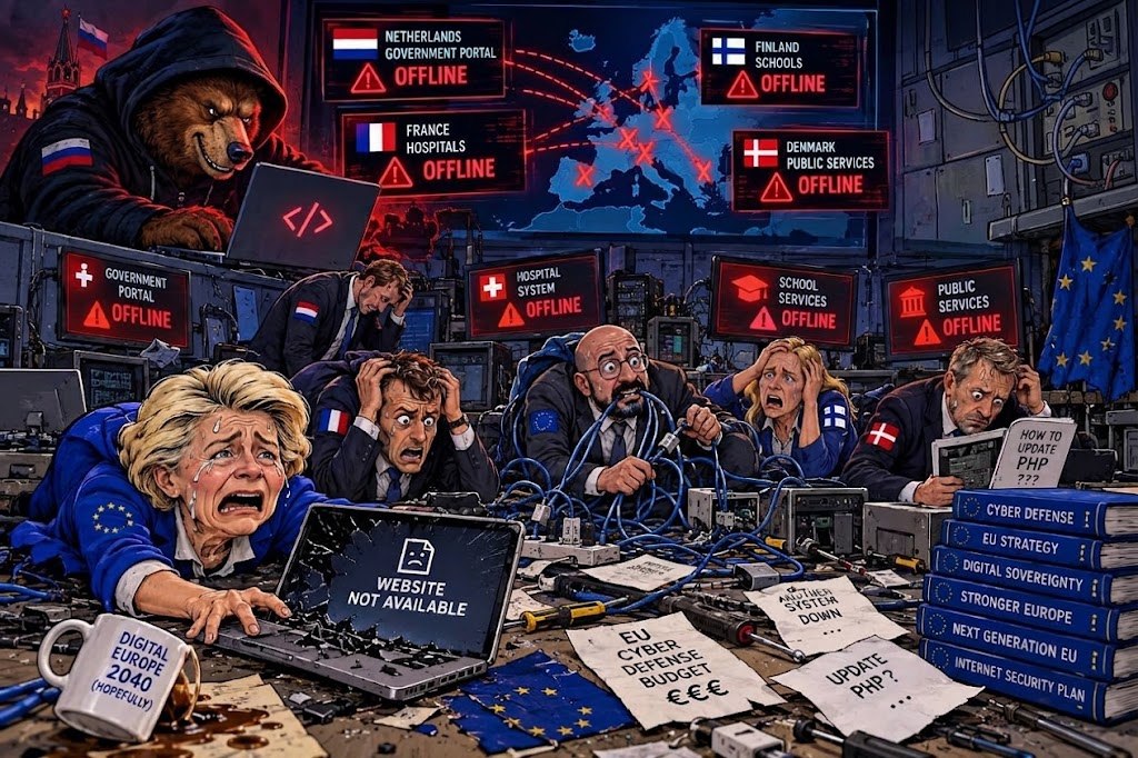 L’EU DISCONNETTE I SUOI SITI WEB A CAUSA DELLA VULNERABILITA’ IN PHP CHE CREA UNA VASTA FALLA SUL PIANO DELLA CYBERSECURITY
